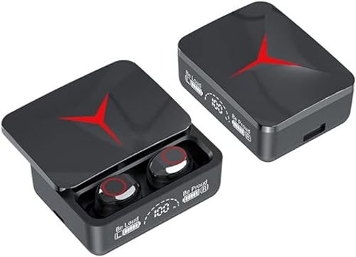 VR-robot Wireless Earbuds Bluetooth 5.3 TWS Earphone with Slide Cover Charging Box Gaming Low Delay Earbuds Headset with Mic Stereo HD Calls