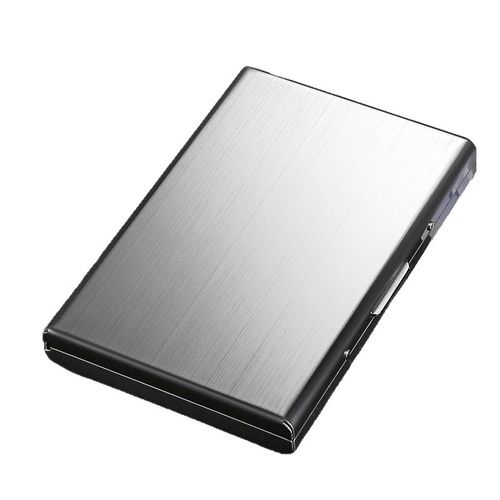 This 10slot metal card holder features RFID anti-theft and antidemagnetization capabilities it is stylish, convenient, and suitable for both men and women.