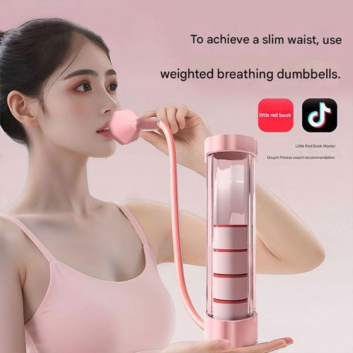 2026 New Breathing Dumbbell Trainer – Adjustable breathing resistance, portable lung capacity and diaphragmatic breathing trainer, fitness and home workout equipment.
