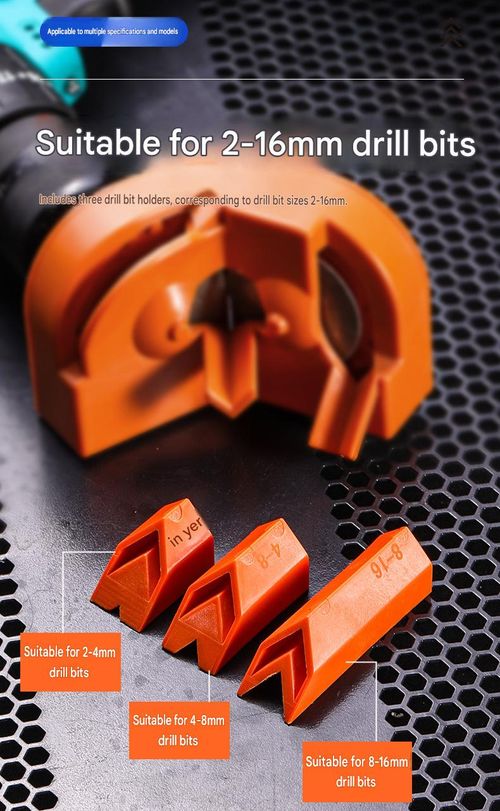 Drill bit sharpener, portable multi-functional drill bit sharpener, suitable for grinder accessories, electric drill bit sharpener for all drill bits.