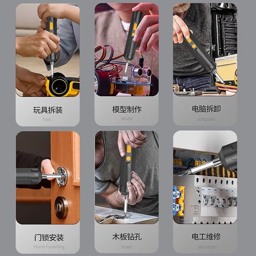 Mini Cordless Lithium-ion Electric Screwdriver Set, Multifunctional Small Household Power Tool Set – Rechargeable Screwdriver