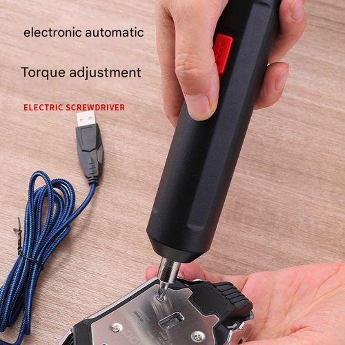 Mini Cordless Lithium-ion Electric Screwdriver Set, Multifunctional Small Household Power Tool Set – Rechargeable Screwdriver