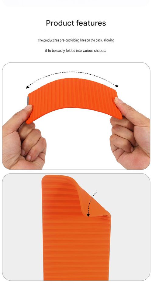 The newly designed deformable folding stand for 2026 features an inner layer of aluminum and silicone, providing flexible support and allowing for bending at will. It's compatible with a wide range of phones. Orange.