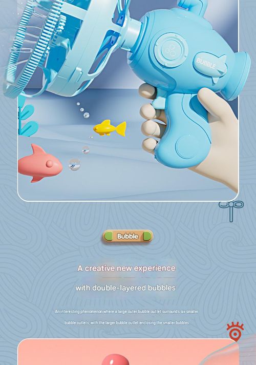🚀 Kids' Electric Submarine Bubble Machine – a safe and durable bubble toy, complete with a bottle of bubble solution and a tray 🎁