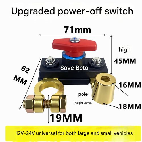 Automotive battery circuit breakers offer stable transmission, high conductivity, and are intelligent, suitable for automobiles, trucks, ships, and RVs.