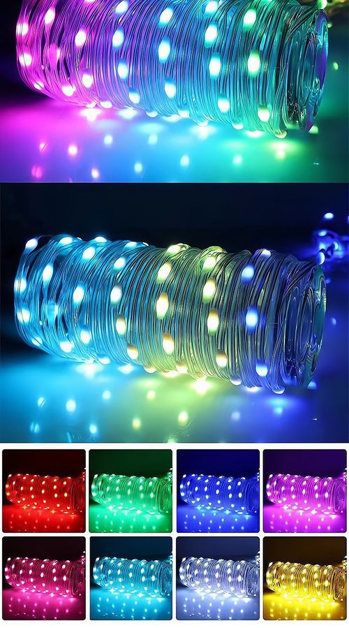 Outdoor LED camping tape measure light, tent ambient light, multi-functional magnetic lighting decoration, colorful string lights.