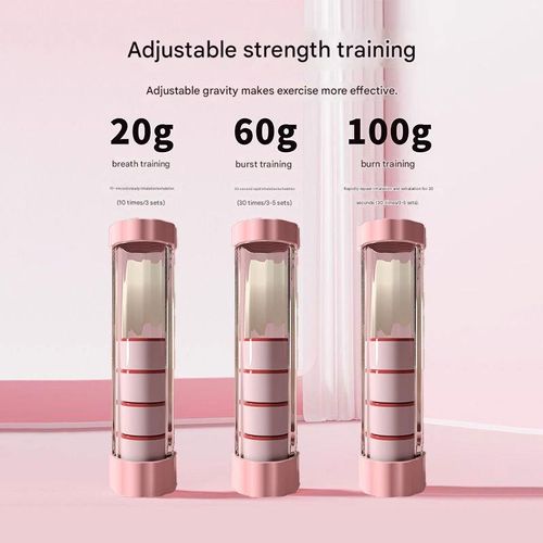 2026 New Breathing Dumbbell Trainer – Adjustable breathing resistance, portable lung capacity and diaphragmatic breathing trainer, fitness and home workout equipment.