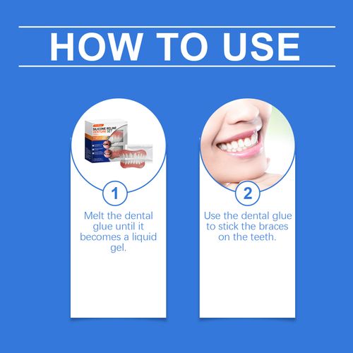 Full denture kit, cosmetic dentistry kit, enhances the beauty of your smile with comfortable materials, instantly boosting your confidence. Simple and complete kit.