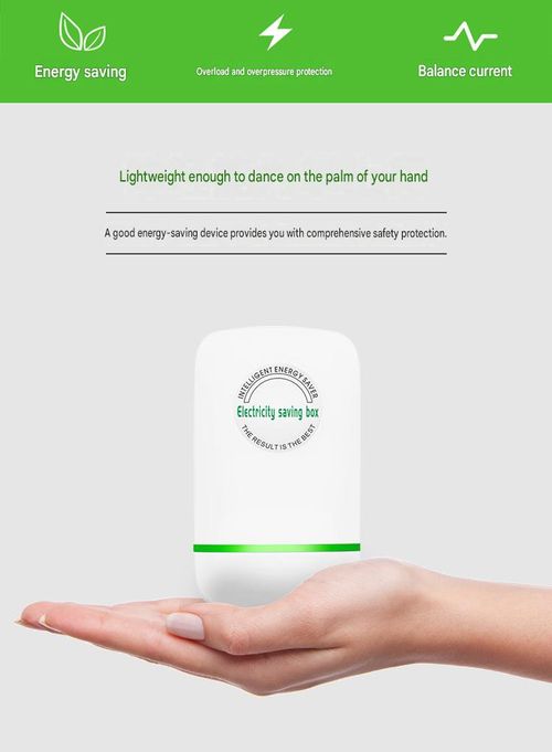 Smart energy-saving device, power-saving device, energy-saving power bank, balances current, stabilizes voltage and current, suitable for home and commercial use.