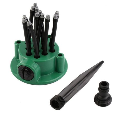 360° Automatic Multi-Head Garden Sprinkler, Watering Head, Gardening Tools Irrigation Sprinkler