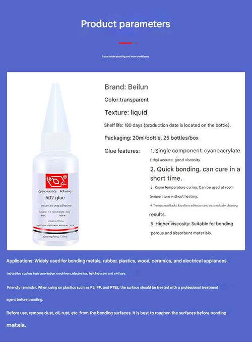 Strong instant Sticking 502 glue Liquid Instant Glue Super High Strength Adhesive Quick Drying Transparent Instant Bonding Glue