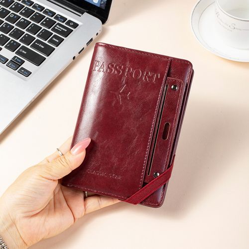 New multi-functional passport holder, card holder, travel accessory, passport bag, ticket holder, document holder for men and women.