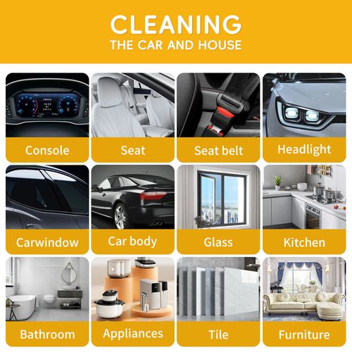 ✨ Multi-effect cleaning in one spray—long-lasting cleanliness! 300ml Multi-Purpose Foam Cleaner: The ultimate cleaning solution for your car and home 🧽🚗🏠