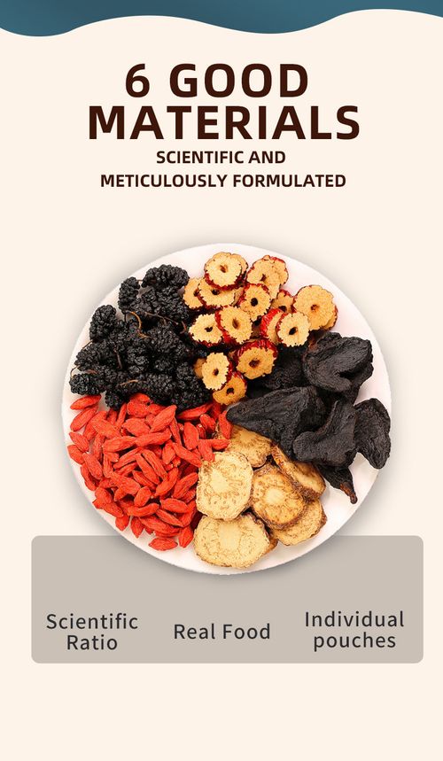 Ginseng Five Treasures Kidney Tea, a traditional Chinese herbal tea blend, a natural and organic kidney cleansing and detoxifying tea, suitable for both men and women, made with precious ingredients, a boost for men's health, 1 bag contains 20 individually packaged tea bags.