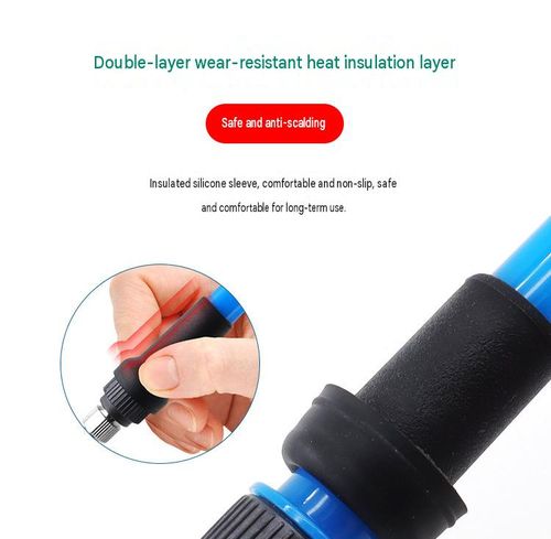 60W adjustable temperature soldering iron, internal heating constant temperature soldering iron, adjustable temperature, precise and intelligent constant temperature, double-layer wear-resistant heat insulation layer.