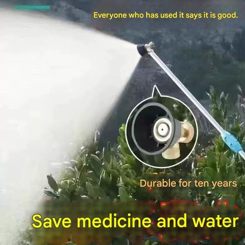 The latest 2026 model agricultural Black Cyclone high-pressure universal adjustable spray nozzle makes spraying pesticides easier, offering both atomized and direct spray options, suitable for irrigation and pesticide application.