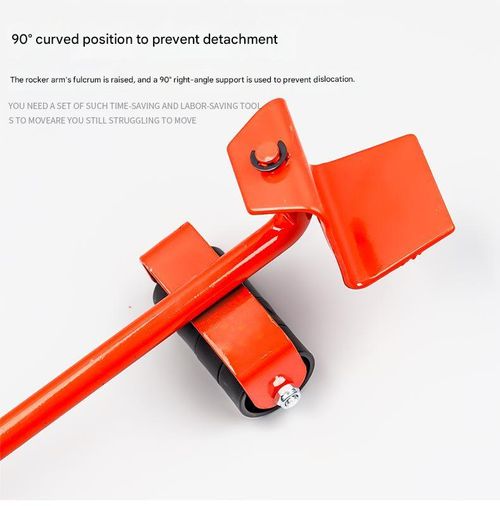 Furniture moving kit with wheels and furniture lifter, suitable for moving heavy furniture, 360° rotating wheel furniture dolly, for sofas, refrigerators, cabinets, etc.