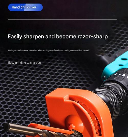 Drill bit sharpener, portable multi-functional drill bit sharpener, suitable for grinder accessories, electric drill bit sharpener for all drill bits.
