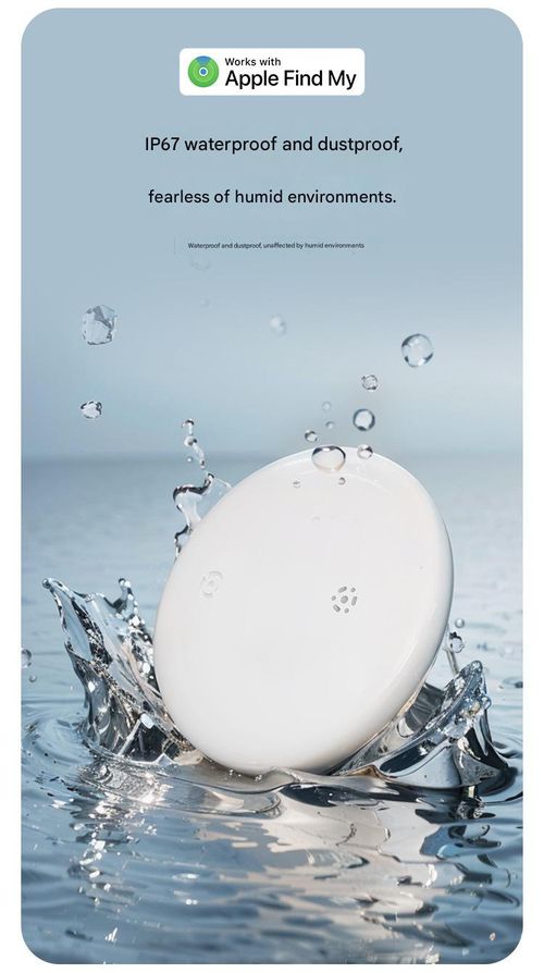 GPS Tracker, Mini Tracker with No Monthly Fees, Best Hidden GPS Tracker, Anti-Loss Device, Compatible with Apple Find My Device Function