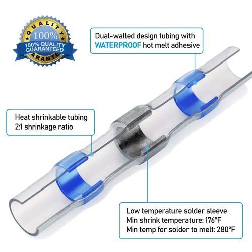 Solder Seal Wire Connectors 🔥✨ For quick, reliable, and waterproof wire repairs 🔧📦 Box of 280 pieces