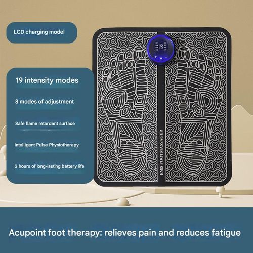 Electric Foot Massager, Foot Massage Mat, Muscle Stimulator, Electric Vibrating Massager, Foot Relaxation Massage Tool for Home Use