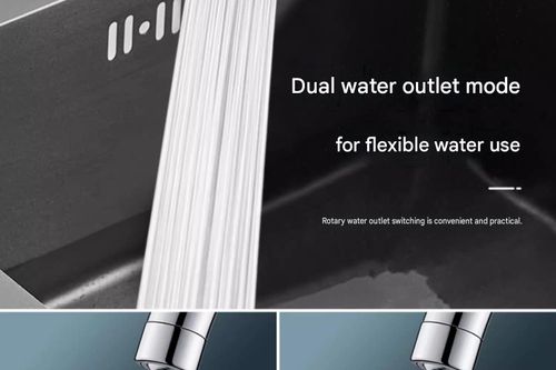2-in-1 Pressurized Rotating Faucet with Dual Modes and Anti-Splash Aerator – Universal Accessory for Kitchen and Bathroom Sinks