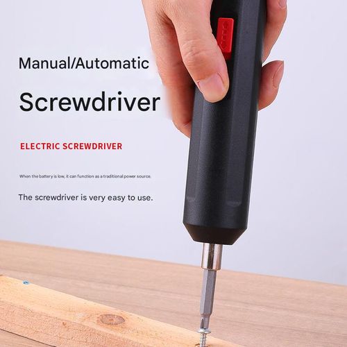 Mini Cordless Lithium-ion Electric Screwdriver Set, Multifunctional Small Household Power Tool Set – Rechargeable Screwdriver