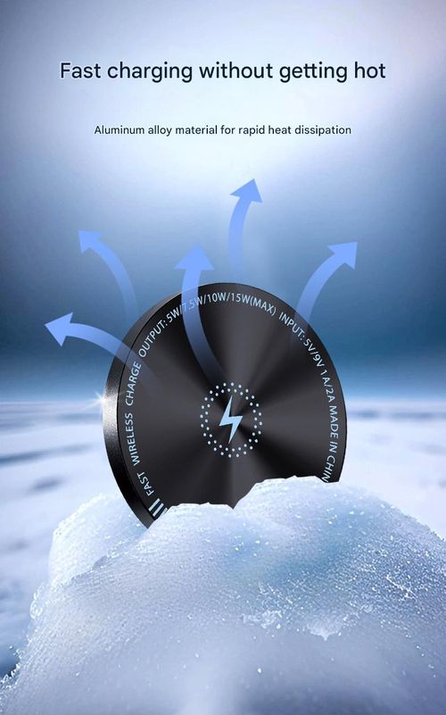 2026 Latest Model 15W Magnetic Wireless Fast Charger + RGB Lighting Effect, Shockproof and Ventilated Air Vent Clip Car Phone Holder for One-Handed Operation, Suitable for Dashboard, Trucks, and SUVs.  360° Rotating Adjustable Car Phone Mount Accessory Kit.