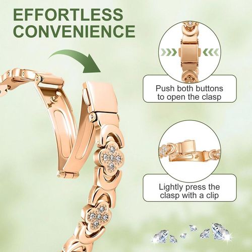 Magnetic bracelet with adjustable links, inlaid with sparkling cubic zirconia, and featuring a built-in 3500 Gauss effective magnet. Stylish and versatile, suitable for both men and women, making it an ideal jewelry gift for couples.