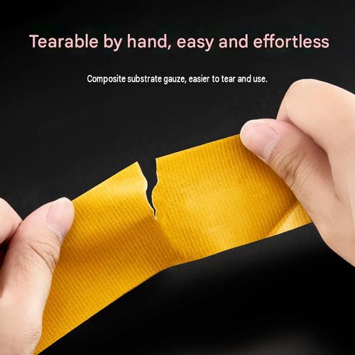 Ultra strong adhesive mesh tape tearable by hand and leaves no residue.suitable for carpets. wall decor.and power stripsA versatile essential for home repairs various sizes totaling 40 meters