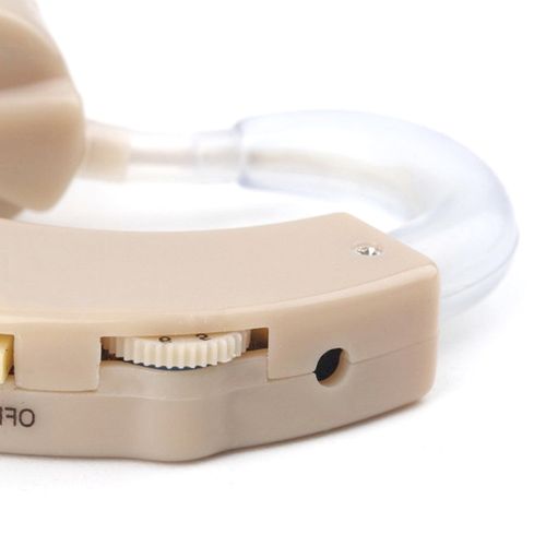Hearing aids, non-prescription single-ear hearing aids specifically designed for adults and the elderly, can be worn in either the left or right ear, providing clear everyday hearing.