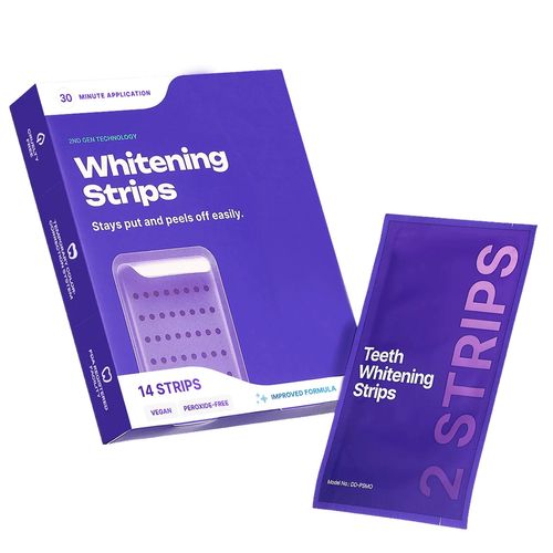 🔬 2-in-1 Purple PAP Teeth Whitening Strips—correct tones and whiten in just 30 minutes! Get the perfect smile! 14 strips, 21 treatments! 📸💜