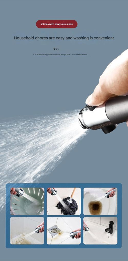 🚿Multifunctional high-pressure shower head set