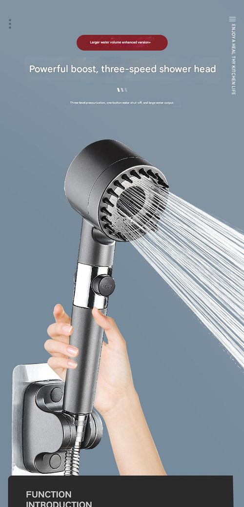🚿Multifunctional high-pressure shower head set