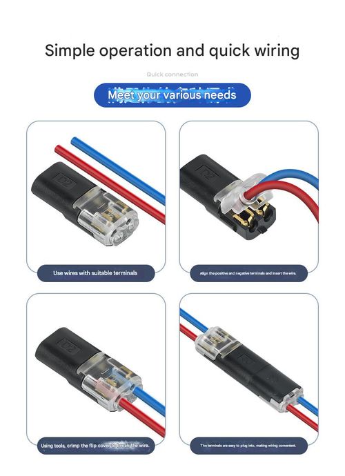 Pack of 12 | Quick-Connect Terminals | No Wire Stripping Required | Solderless | Brass Conductors | Insulated & Flame-Retardant | Plug-and-Connect Design