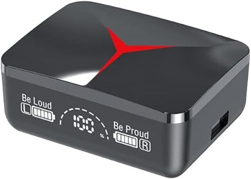 VR-robot Wireless Earbuds Bluetooth 5.3 TWS Earphone with Slide Cover Charging Box Gaming Low Delay Earbuds Headset with Mic Stereo HD Calls