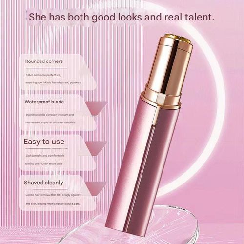 Painless facial hair remover, can be used on the lips, body, arms, beard, hair, and chin.  A perfect Valentine's Day gift for mothers and girlfriends, suitable for home use and travel.