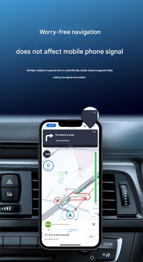 2026 Latest Model 15W Magnetic Wireless Fast Charger + RGB Lighting Effect, Shockproof and Ventilated Air Vent Clip Car Phone Holder for One-Handed Operation, Suitable for Dashboard, Trucks, and SUVs.  360° Rotating Adjustable Car Phone Mount Accessory Kit.
