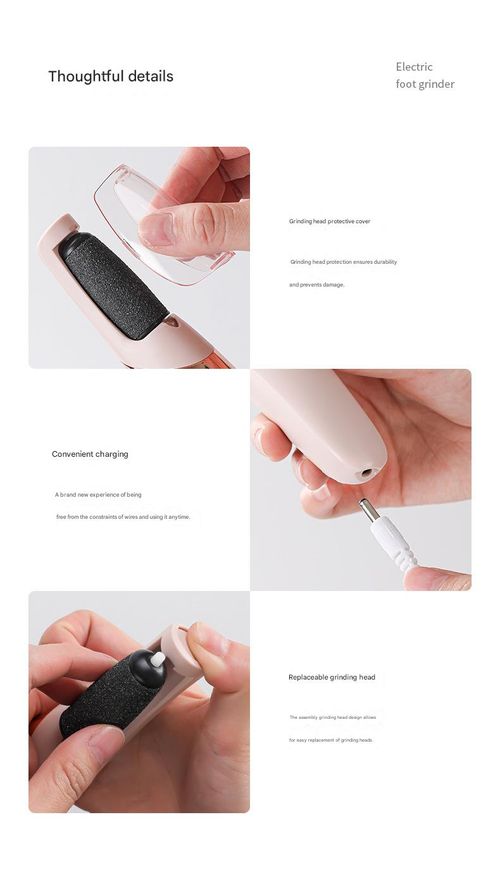 Electric Feet Callus Remover,Portable Electronic Foot FilePedicure Tools,Waterproof Foot Scrubber File,Pedi Foot Carefor Dead,Hard Cracked Dry Skin Manicure Nail Nail CareCutics Nail Art, holiday gifts rough adjustable foot file speed peel soft corn rasp