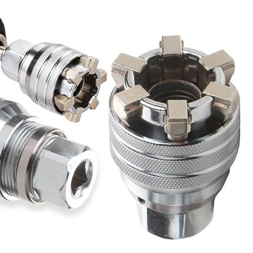🛠️ Adjustable Socket Adapter with 6-Claw Design | Fits 10-19mm Nuts & Bolts | Universal Fit for Power Drills & Ratchet Wrenches 🔩