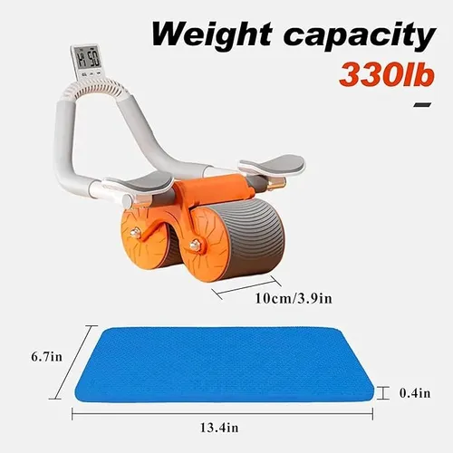 Clearance Sale! Quantities are limited, so hurry! Flat abdominal wheel&Send kneeling mat