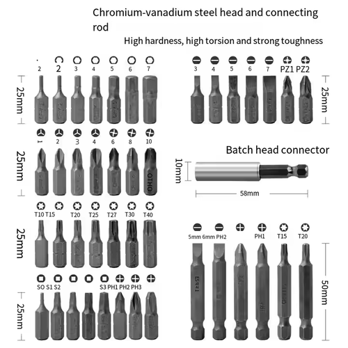 Cordless screwdriver 1-4 4V 5Nm ECSR0406 EMTOP