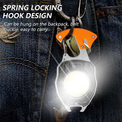 🔥HOT SALE - Multifunction Keychain Flashlight