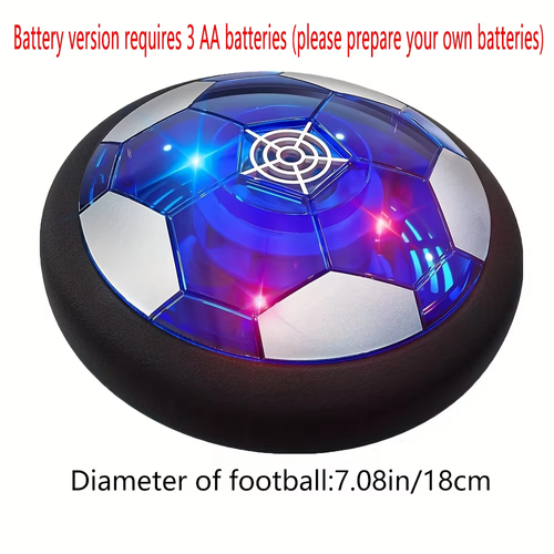 🔥🎁Inflatable Hovering Children's Football - Indoor Game with LED Lights✨