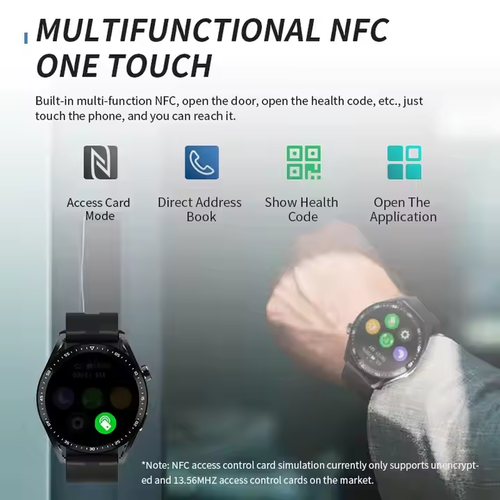1pc Smartwatch, 3.53cm Full Touch Screen, Men Full Touch Screen Sport Fitness Watches, Multi-Sport Modes Music-Control Remote-Camera Wireless Call Women Smart Watch, Gifts For Friends Couples Wife Husband🎵
