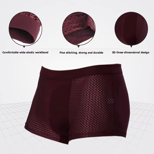 Men's Mesh Breathable Boxer Briefs