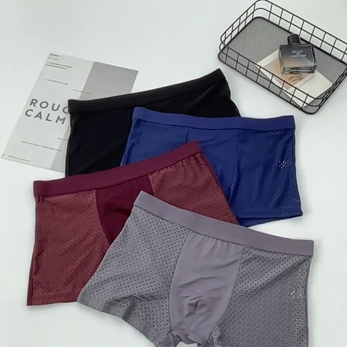 Men's Mesh Breathable Boxer Briefs