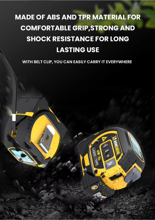 📐3 in 1 🏗️Tape Measure Laser Distance Meter 🏠