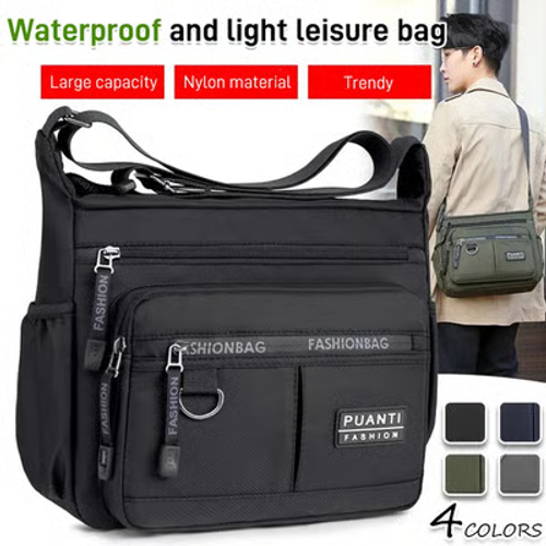 Large capacity men's shoulder bag|JZ022