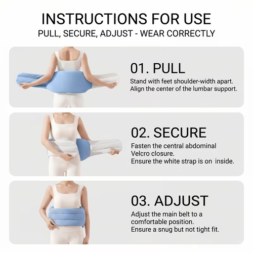 360° Wrap-Around Waist Pillow for Sleeping